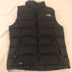 Black vest from The North Face